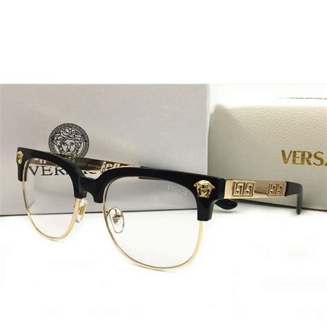 mens gold versace frames|Gold Versace eyeglasses frames men.